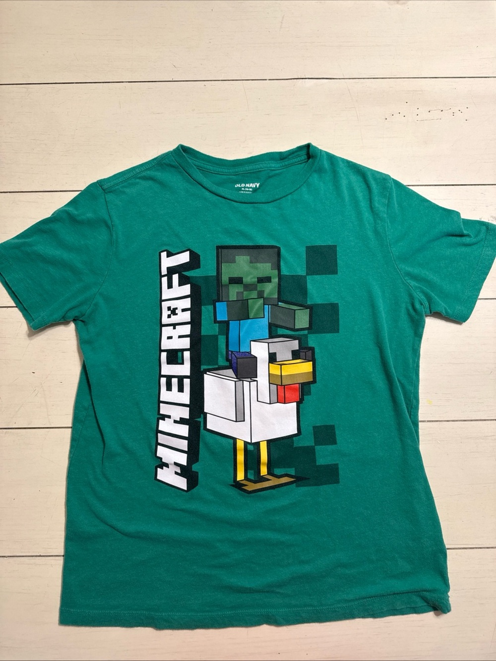 Old Navy Green Crewneck Tee